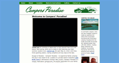 Desktop Screenshot of campersparadise-mn.com